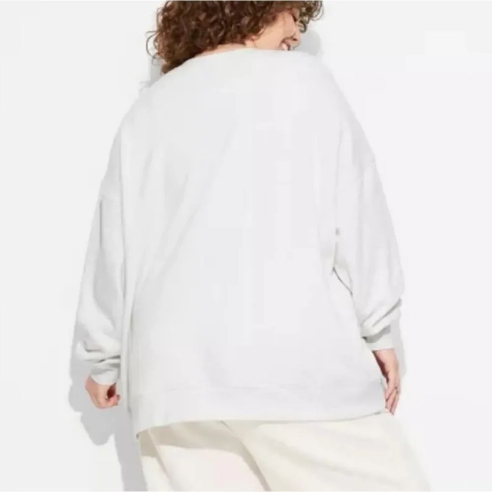 🆕️👕Drop-Shoulder Sweatshirt From Wild Fable, SZ XXL - Heather Gray - Picture 3 of 3